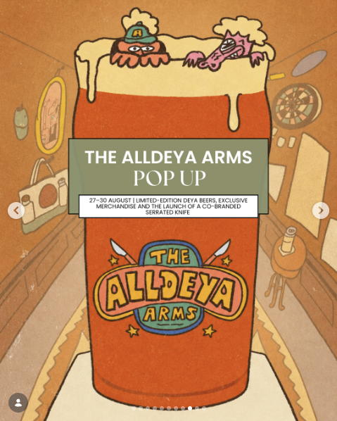 The Alldeya Arms Pop Up