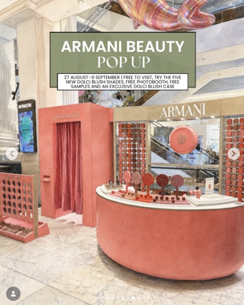 Armani Beauty Dolci Blush Pop-up