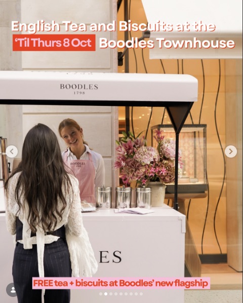 Boodles Townhouse: FREE English Tea and Biscuits