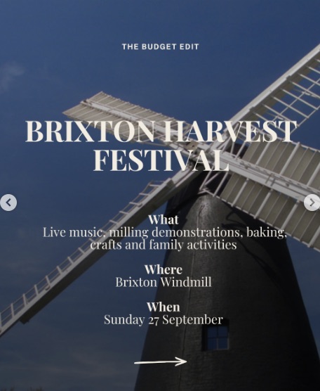 Brixton Windmill Harvest Festival
