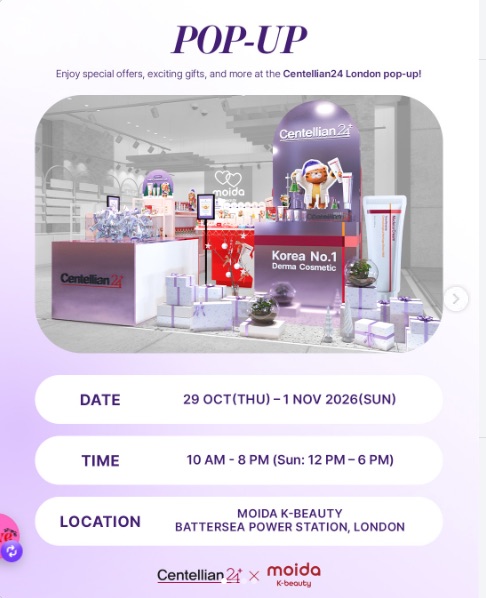 Centellian24 Merry Derma Lab Pop-Up at MOIDA (Battersea Power Station)