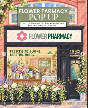 The Flower Pharmacy Pop-Up: 450 Free Bouquets
