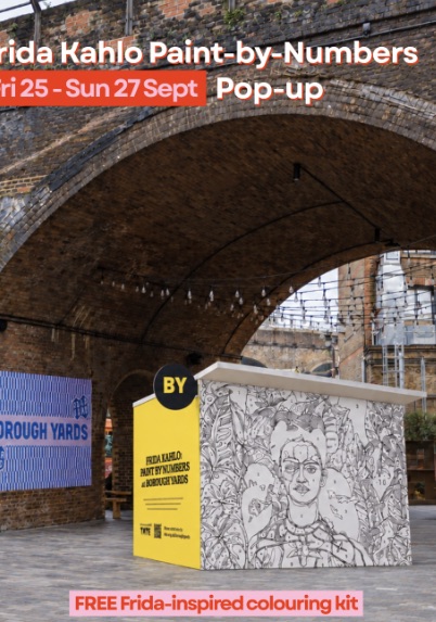 Frida Kahlo Paint-by-Numbers Pop-up
