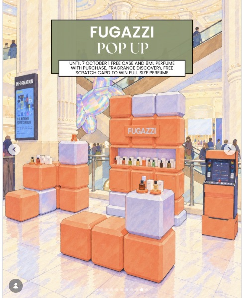 Fugazzi Pop-Up at Selfridges: FREE Case and 8ml Perfume