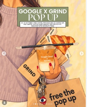 Google Cloud Vibe Café x Grind Pop-Up