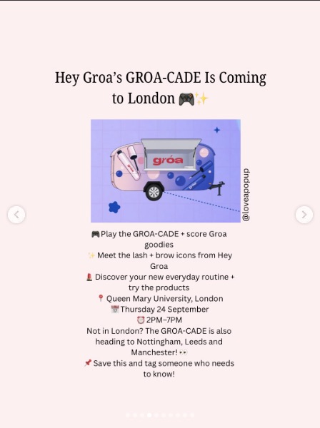 Hey Groa GROA-CADE Pop-up