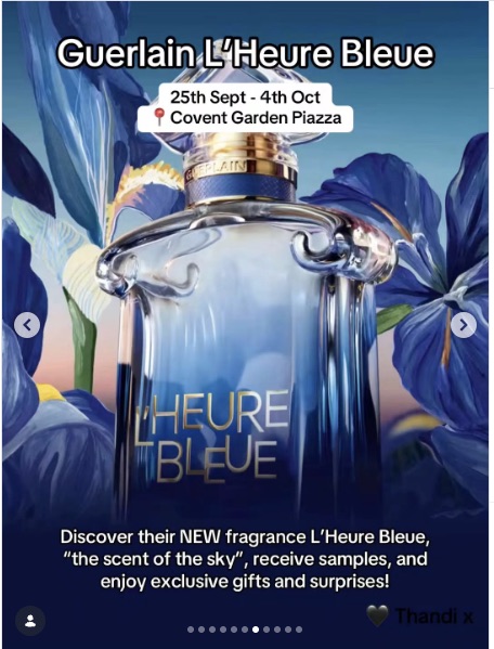 Guerlain L'Heure Bleue Pop Up