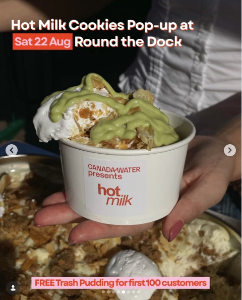 Hot Milk Cookies Pop-up at Round The Dock