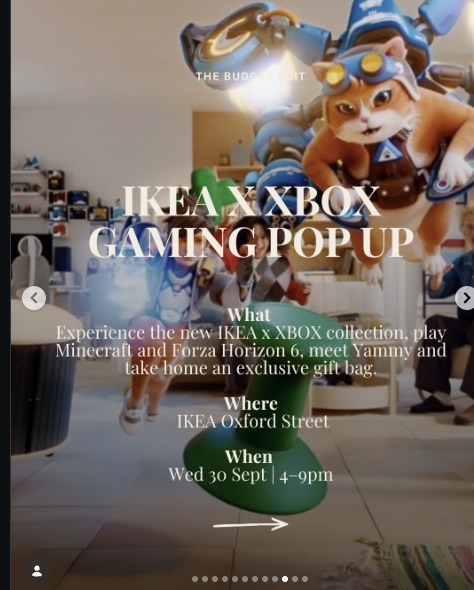 IKEA x Xbox YXSTABY Gaming Pop-Up