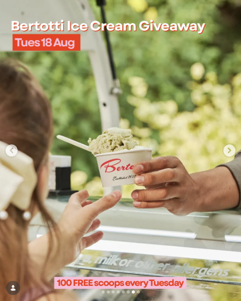Bertotti Ice Cream Giveaway