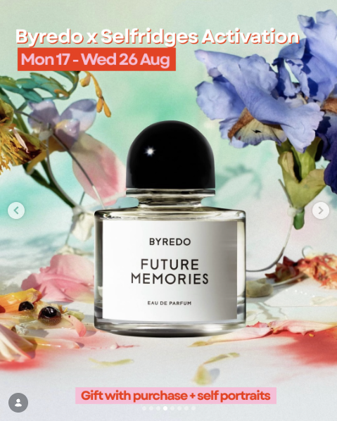 Byredo x Selfridges — Future Memories