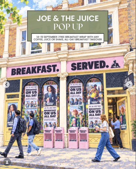 Joe & The Juice Breakfast Takeover