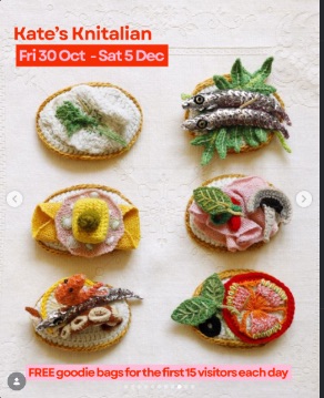 Kate's Knitalian: Knitted Italian Food Exhibition