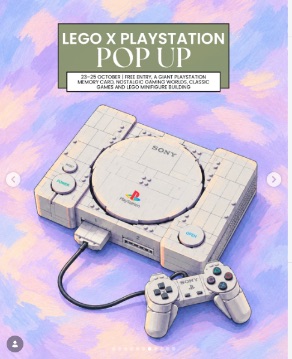 LEGO x PlayStation: Built to Play Immersive Pop-Up