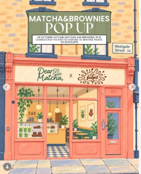 Matcha&Brownies: Autumn Café Pop-Up (Dear Matcha x It's Fudged Up)