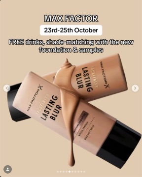 Max Factor Lasting Blur Foundation Pop-Up