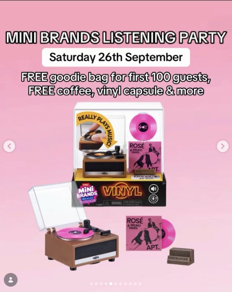 Mini Brands Listening Lounge