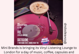 Mini Brands Vinyl Listening Lounge