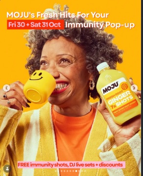 MOJU Fresh Hits for Your Immunity Pop-Up