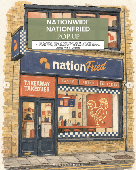 Nationwide x NationFried Pop Up