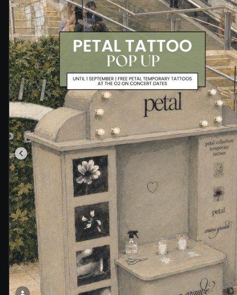 Petal Tattoo Pop Up