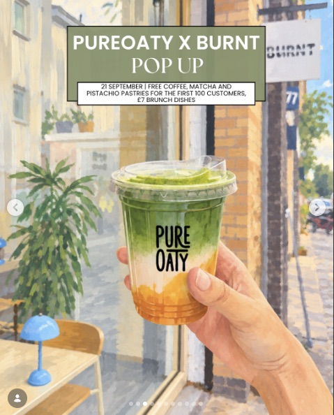 PureOaty x Burnt Arches Pop-Up