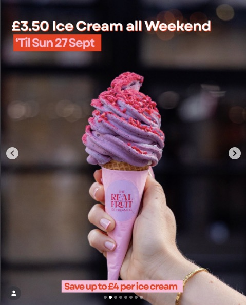 The Real Fruit Ice Cream Co Summer Send-off