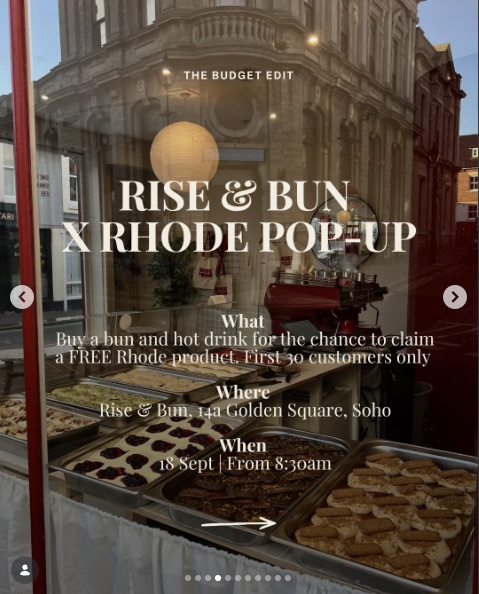 Rise & Bun x Rhode Pop-Up