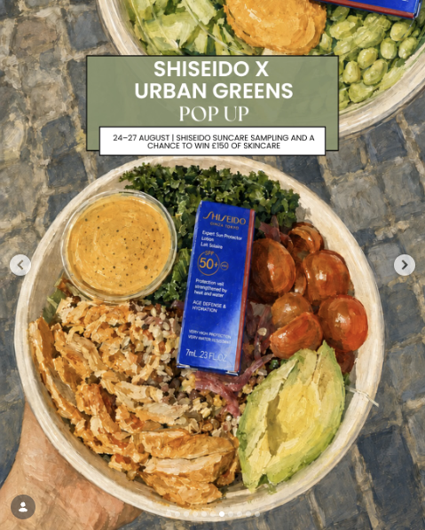 Shiseido x Urban Greens Pop Up