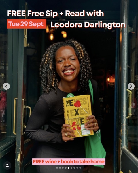 Free Sip + Read with Leodora Darlington