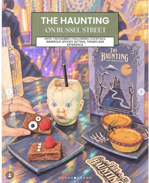 The Haunting on Russell Street: Halloween Cocktail Pop-Up