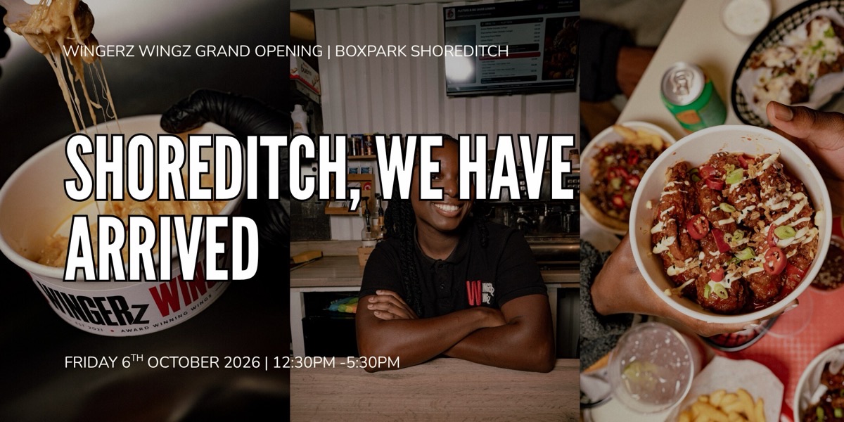 Wingerz Wingz BOXPARK Shoreditch Opening: Free Wings for First 20